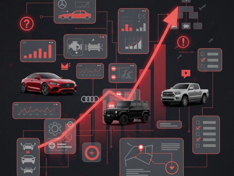 Chart showing upward trend